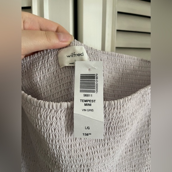 NWT Aritzia Wilfred Tempest Mini Dress - Picture 7 of 11